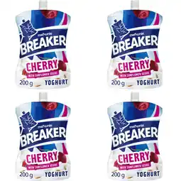 Albert Heijn Melkunie kers yoghurt zonnebloempitten 4-pack aanbieding