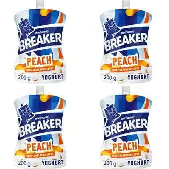 Albert Heijn Melkunie perzik yoghurt zonnebloempitten 4-pack aanbieding