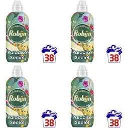 Albert Heijn Robijn Paradise secret Wasverzachter 4-pack aanbieding