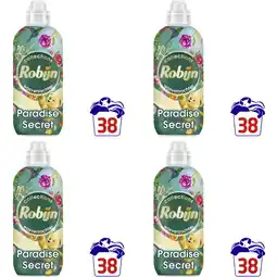 Albert Heijn Robijn Paradise secret Wasverzachter 4-pack aanbieding