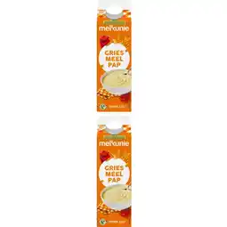 Albert Heijn Melkunie Griesmeelpap 2-pack aanbieding