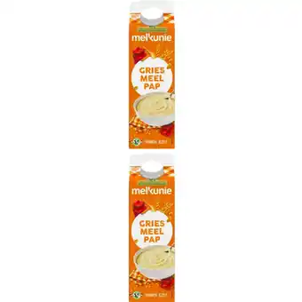Albert Heijn Melkunie Griesmeelpap 2-pack aanbieding