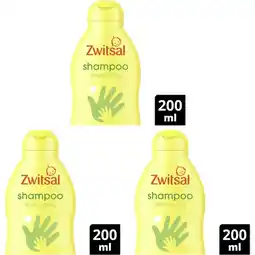 Albert Heijn Zwitsal Baby Shampoo 3-pack aanbieding
