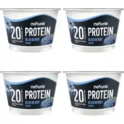 Albert Heijn Melkunie Protein bosbes kwark 4-pack aanbieding