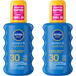 Albert Heijn Nivea Sun SUN gezicht anti-age spf50 2-pack aanbieding