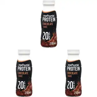 Albert Heijn Melkunie Protein chocolade shake 3-pack aanbieding