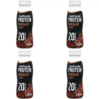 Albert Heijn Melkunie Protein chocolade shake 4-pack aanbieding