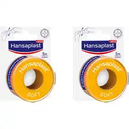Albert Heijn Hansaplast Hechtpleister soft 2-pack aanbieding