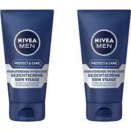 Albert Heijn NIVEA Protect & care gezichtscreme 2-pack aanbieding