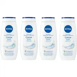 Albert Heijn NIVEA Creme soft douchecreme 4-pack aanbieding