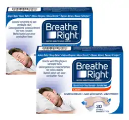 De Online Drogist Breathe Right Neusstrips Normale Huid - Large 2x30ST aanbieding