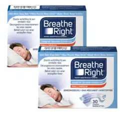 De Online Drogist Breathe Right Neusstrips Sensitive - Small/Medium 2x30ST aanbieding
