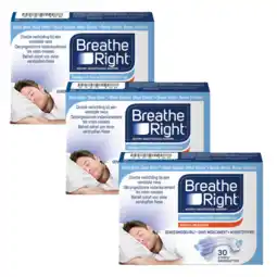 De Online Drogist Breathe Right Neusstrips Sensitive - Small/Medium 3x30ST aanbieding