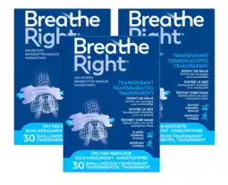 De Online Drogist Breathe Right Neusstrips Sensitive - Small/Medium 3x30ST aanbieding