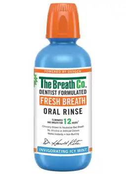 De Online Drogist The Breath Co Icy Mint Mondwater 500ML aanbieding