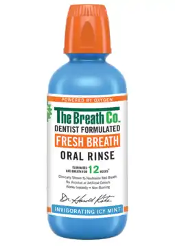 De Online Drogist The Breath Co Icy Mint Mondwater 500ML aanbieding