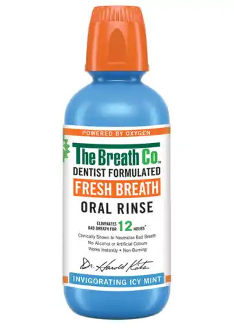 De Online Drogist The Breath Co Icy Mint Mondwater 500ML aanbieding