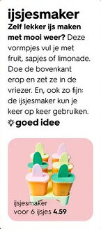 HEMA Ijsjesmaker aanbieding
