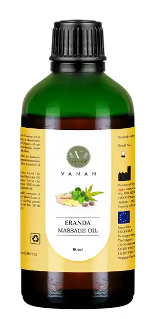 De Online Drogist Vanan Eranda Massage Olie 90ML aanbieding