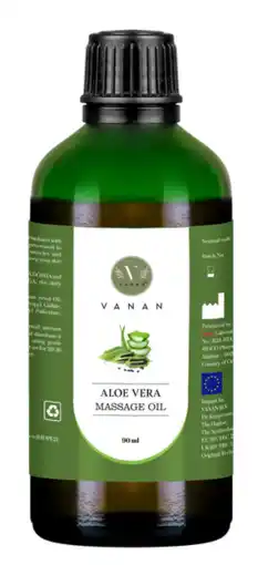 De Online Drogist Vanan Aloë Vera Massage Olie 90ML aanbieding