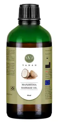 De Online Drogist Vanan Manjistha Massage Olie 90ML aanbieding