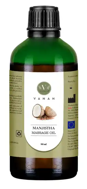 De Online Drogist Vanan Manjistha Massage Olie 90ML aanbieding