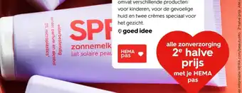 HEMA Zonnemelk sensitive spf 50+ aanbieding