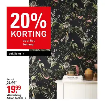 Karwei Vliesbehang Adilah donker aanbieding