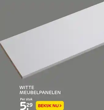 Praxis Witte meubelpanelen aanbieding