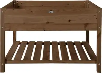 Intratuin Esschert Design kweekbak verhoogd bruin 118,8 x 78,8 x 78 cm aanbieding
