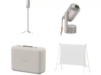 MediaMarkt Xgimi Mogo 3 Pro Outdoor Pack Beamer Goud aanbieding