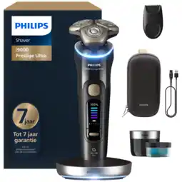 MediaMarkt Philips Shaver I9000 Prestige Ultra Wet&dry Xp9400/31 Scheerapparaat Zwart aanbieding