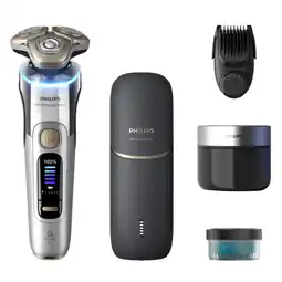 MediaMarkt Philips Shaver I9000 Prestige Ultra Wet&dry Xp9404/46 Scheerapparaat Zilver aanbieding