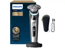 MediaMarkt Philips Shaver I9000 Prestige Wet&dry Xp9204/10 Scheerapparaat Zilver aanbieding