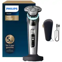 MediaMarkt Philips Shaver I9000 Prestige Wet&dry Xp9204/10 Scheerapparaat Zilver aanbieding