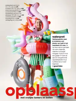 HEMA Waterpret opblaass aanbieding