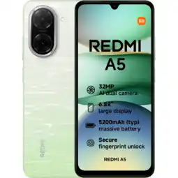 MediaMarkt Xiaomi Redmi A5 3gb Ram 64gb Rom Groen - 64 Gb aanbieding