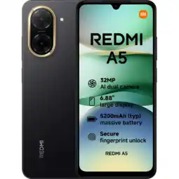 MediaMarkt Xiaomi Redmi A5 3gb Ram 64gb Rom Zwart - 64 Gb aanbieding