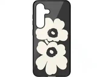 MediaMarkt Samsung Pa1 Hybrid Case Marimekko Beige Telefoonhoesje Voor Samsung Galaxy S25 aanbieding