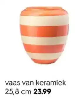 HEMA vaas van keramiek aanbieding