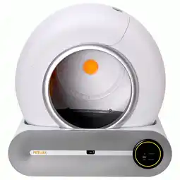 Pets Place Petlux Automatische Kattenbak Met App En Geurfilter - Kattentoilet - 52x48x50 cm Wit aanbieding