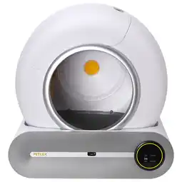 Pets Place Petlux Automatische Kattenbak Met App En Geurfilter - Kattentoilet - 52x48x50 cm Wit aanbieding