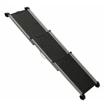 Pets Place Keddoc Loopplank Deluxe - Hondenautoaccessoire - 161x43x12 cm 6 kg Zwart aanbieding