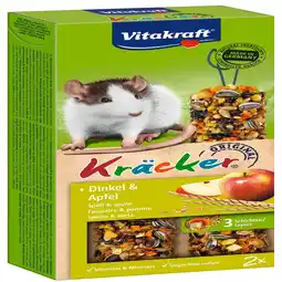 Pets Place Vitakraft Ratten Kracker Corn/Fruit - Knaagdiersnack - 2 stuks aanbieding