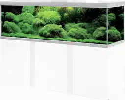 Pets Place Akvastabil Fusion Aquarium 200 - Aquaria - 200x60x64 cm Zilver Wit Ca. 720 L aanbieding
