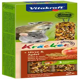 Pets Place Vitakraft Muis/Gerbil Kracker Corn/Fruit - Knaagdiersnack - 2 stuks aanbieding