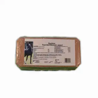 Pets Place Rockies Liksteen Paard - Voedingssupplement - Appel 2 kg aanbieding