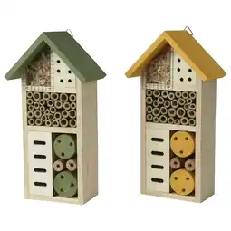 Pets Place Decoris Insectenhotel M - Nestkast - Groen Geel aanbieding