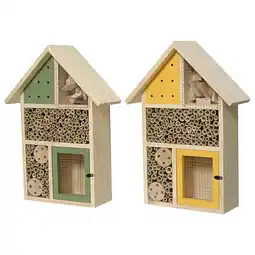 Pets Place Decoris Insectenhotel L - Nestkast - Groen Geel aanbieding