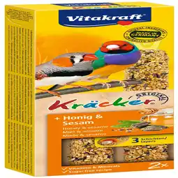 Pets Place Vitakraft Exoten Honing-Kracker - Vogelsnack - 2 stuks aanbieding